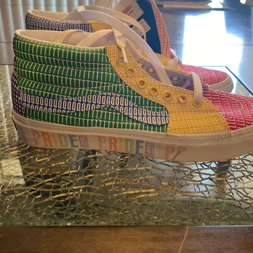 LGBQ Vans high tops